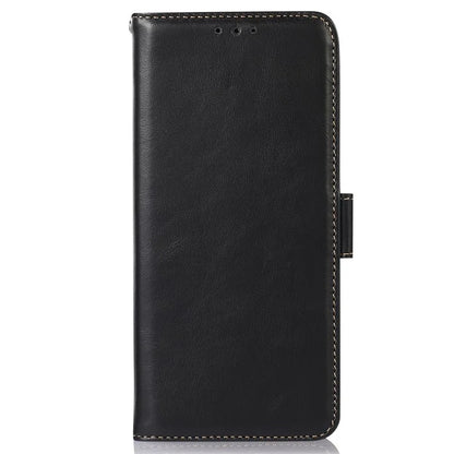 For Xiaomi Redmi Note 13 Pro 4G / Poco M6 Pro 4G Cover Genuine Cow Leather RFID Blocking Wallet Phone Case