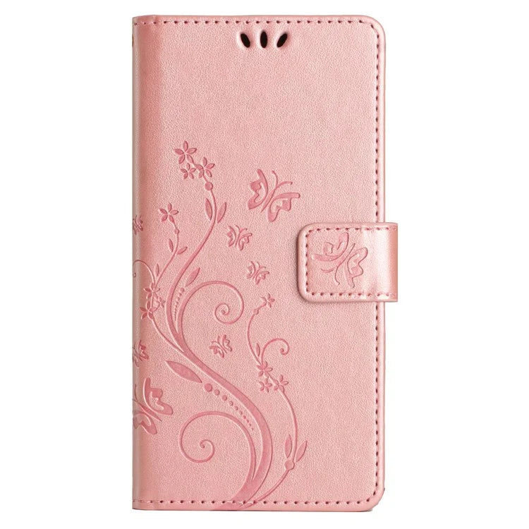 For Xiaomi Redmi Note 13 Pro+ 5G Leather Case Wallet Butterfly Imprinted Phone Cover