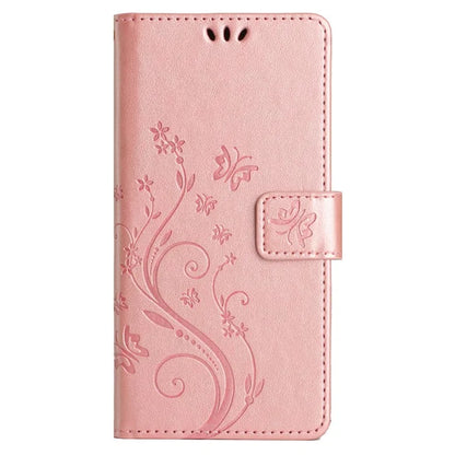 For Xiaomi Redmi Note 13 Pro+ 5G Leather Case Wallet Butterfly Imprinted Phone Cover