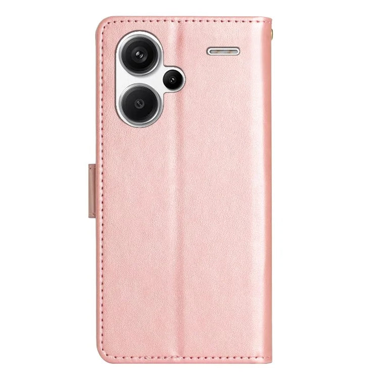 For Xiaomi Redmi Note 13 Pro+ 5G Leather Case Wallet Butterfly Imprinted Phone Cover