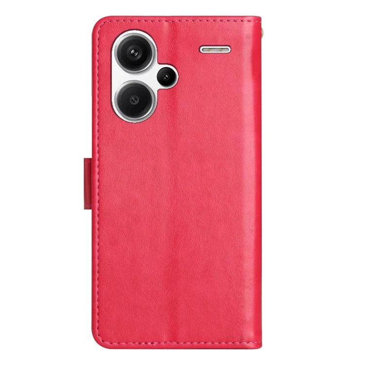 For Xiaomi Redmi Note 13 Pro+ 5G Leather Case Wallet Butterfly Imprinted Phone Cover