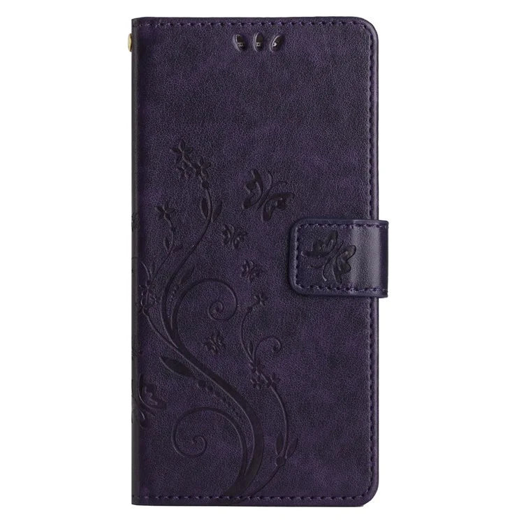 For Xiaomi Redmi Note 13 Pro+ 5G Leather Case Wallet Butterfly Imprinted Phone Cover
