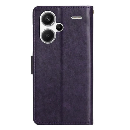 For Xiaomi Redmi Note 13 Pro+ 5G Leather Case Wallet Butterfly Imprinted Phone Cover