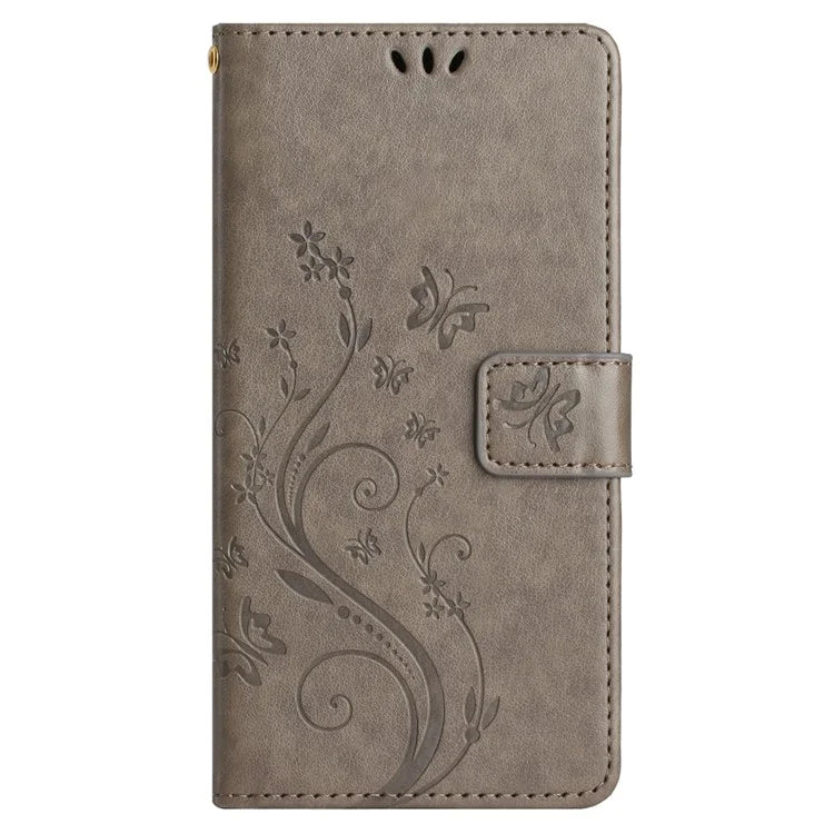 For Xiaomi Redmi Note 13 Pro+ 5G Leather Case Wallet Butterfly Imprinted Phone Cover