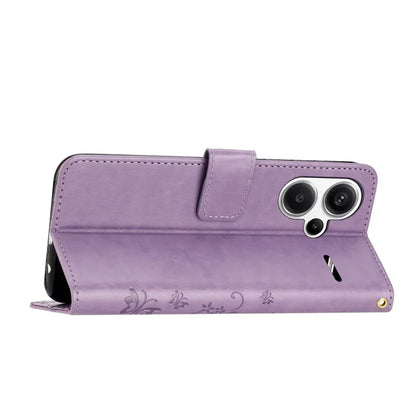 For Xiaomi Redmi Note 13 Pro+ 5G Leather Case Wallet Butterfly Imprinted Phone Cover