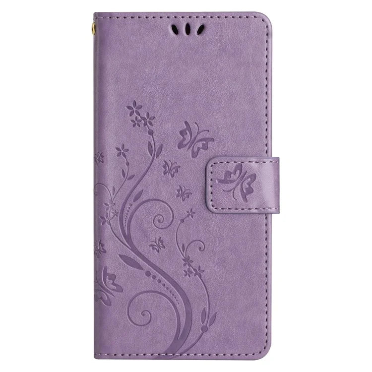 For Xiaomi Redmi Note 13 Pro+ 5G Leather Case Wallet Butterfly Imprinted Phone Cover