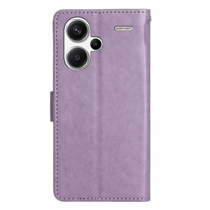 For Xiaomi Redmi Note 13 Pro+ 5G Leather Case Wallet Butterfly Imprinted Phone Cover