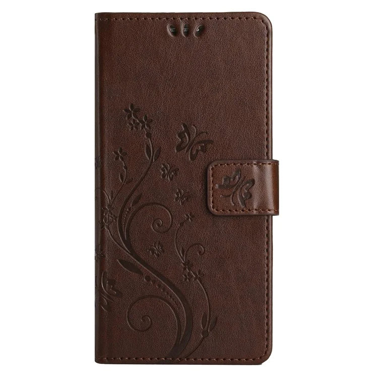 For Xiaomi Redmi Note 13 Pro+ 5G Leather Case Wallet Butterfly Imprinted Phone Cover