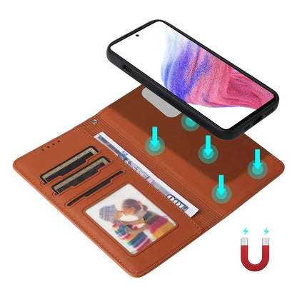 BETOPNICE 005 For Samsung Galaxy A73 5G Leather Cover Detachable Magnetic Wallet Phone Case