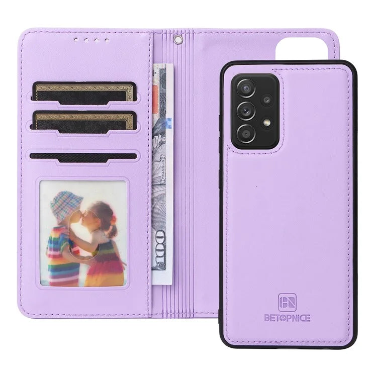 BETOPNICE 005 For Samsung Galaxy A52 4G / 5G / A52s 5G Leather Case Detachable Phone Cover