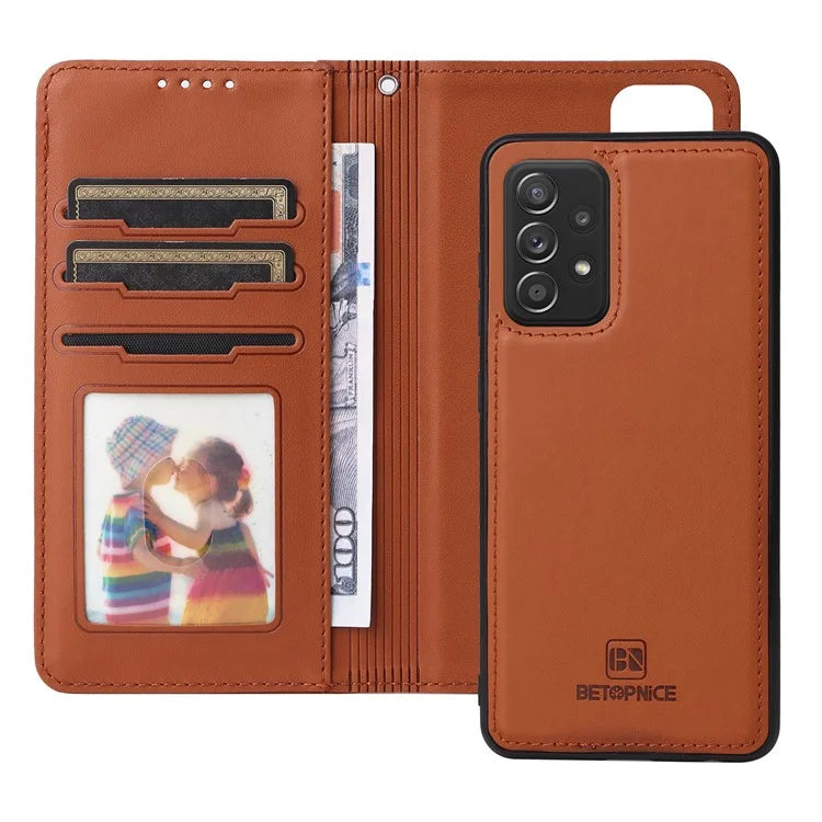 BETOPNICE 005 For Samsung Galaxy A52 4G / 5G / A52s 5G Leather Case Detachable Phone Cover