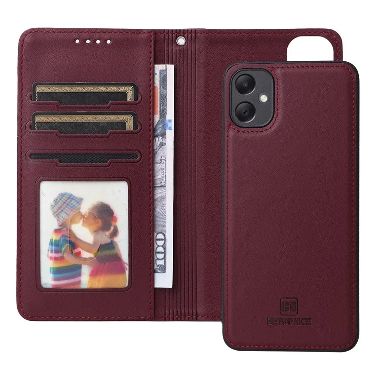BETOPNICE 005 For Samsung Galaxy A05 4G Leather Case Detachable Wallet Stand Cover