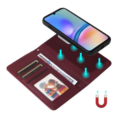 BETOPNICE 005 For Samsung Galaxy A05s 4G Leather Case Magnetic Detachable Phone Cover