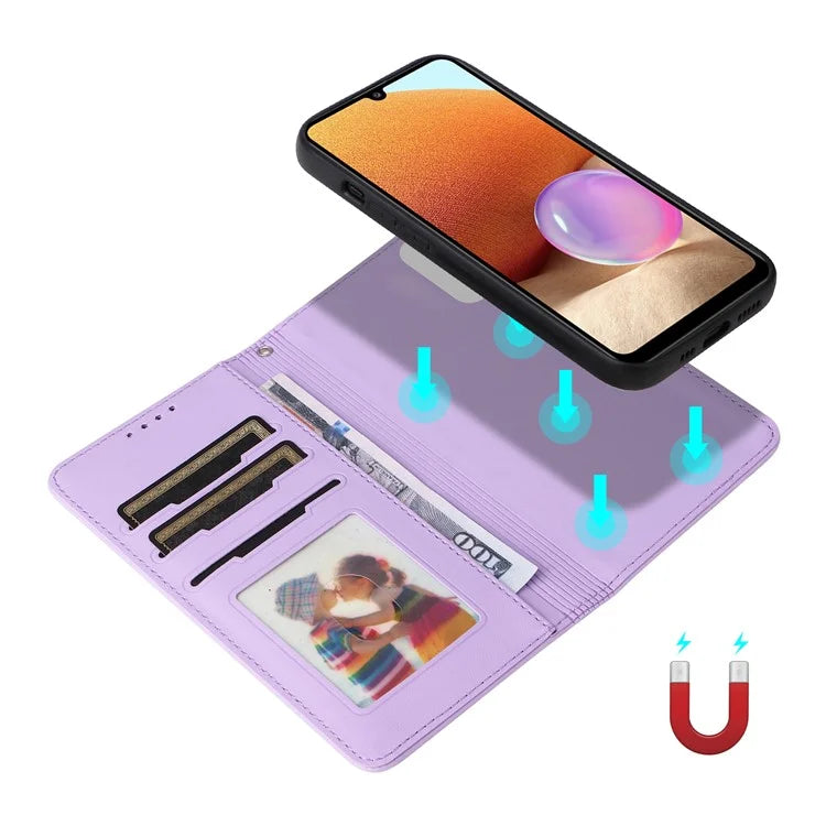 BETOPNICE 005 For Samsung Galaxy A32 4G (EU Version) Wallet Case Detachable 2-in-1 Leather Cover
