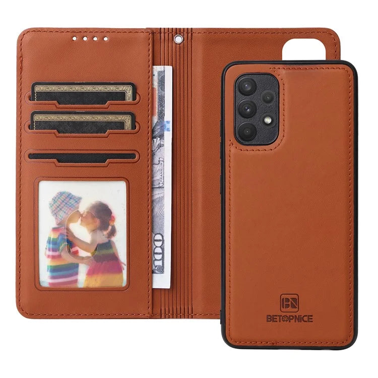 BETOPNICE 005 For Samsung Galaxy A32 4G (EU Version) Wallet Case Detachable 2-in-1 Leather Cover