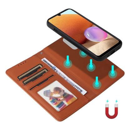 BETOPNICE 005 For Samsung Galaxy A32 4G (EU Version) Wallet Case Detachable 2-in-1 Leather Cover