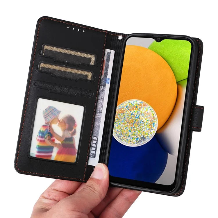 BETOPNICE 005 For Samsung Galaxy A03 (164.2 x 75.9 x 9.1mm) Leather Phone Case Detachable Wallet