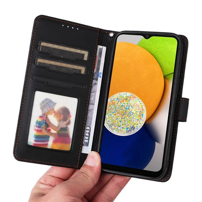 BETOPNICE 005 For Samsung Galaxy A03 (164.2 x 75.9 x 9.1mm) Leather Phone Case Detachable Wallet