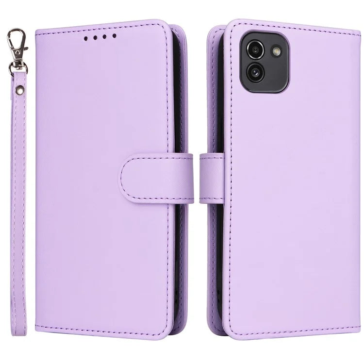 BETOPNICE 005 For Samsung Galaxy A03 (164.2 x 75.9 x 9.1mm) Leather Phone Case Detachable Wallet