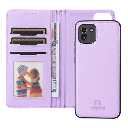 BETOPNICE 005 For Samsung Galaxy A03 (164.2 x 75.9 x 9.1mm) Leather Phone Case Detachable Wallet