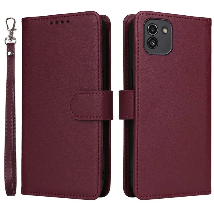 BETOPNICE 005 For Samsung Galaxy A03 (164.2 x 75.9 x 9.1mm) Leather Phone Case Detachable Wallet