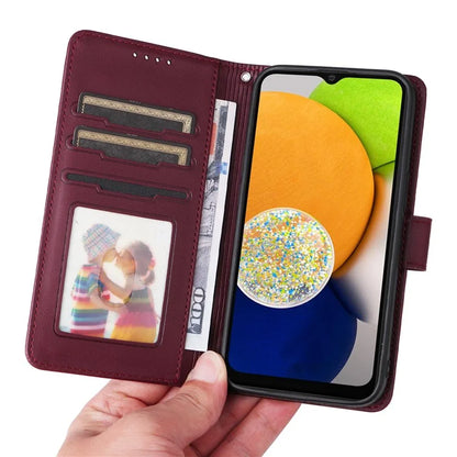 BETOPNICE 005 For Samsung Galaxy A03 (164.2 x 75.9 x 9.1mm) Leather Phone Case Detachable Wallet