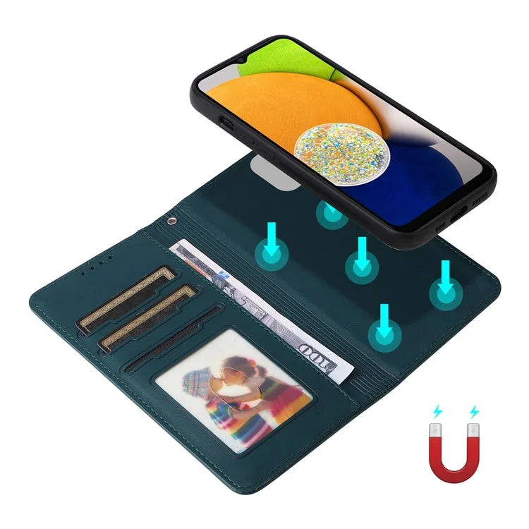 BETOPNICE 005 For Samsung Galaxy A03 (164.2 x 75.9 x 9.1mm) Leather Phone Case Detachable Wallet