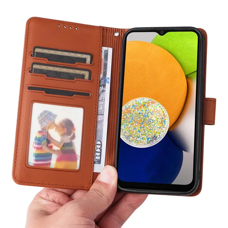 BETOPNICE 005 For Samsung Galaxy A03 (164.2 x 75.9 x 9.1mm) Leather Phone Case Detachable Wallet