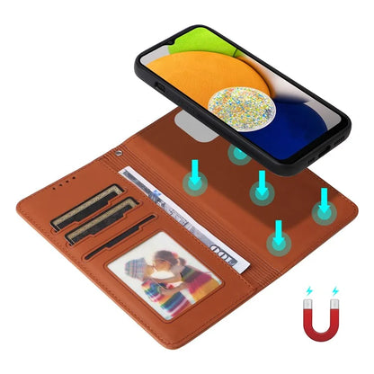 BETOPNICE 005 For Samsung Galaxy A03 (164.2 x 75.9 x 9.1mm) Leather Phone Case Detachable Wallet