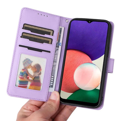 BETOPNICE 005 For Samsung Galaxy A22 5G (EU Version) Leather Case Wallet Detachable Phone Cover