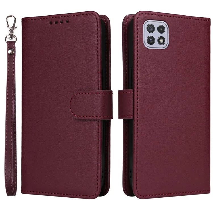 BETOPNICE 005 For Samsung Galaxy A22 5G (EU Version) Leather Case Wallet Detachable Phone Cover