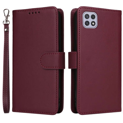BETOPNICE 005 For Samsung Galaxy A22 5G (EU Version) Leather Case Wallet Detachable Phone Cover