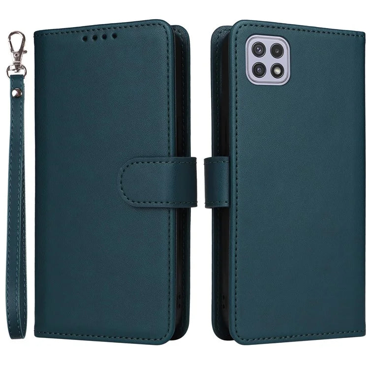 BETOPNICE 005 For Samsung Galaxy A22 5G (EU Version) Leather Case Wallet Detachable Phone Cover