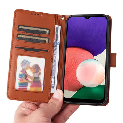 BETOPNICE 005 For Samsung Galaxy A22 5G (EU Version) Leather Case Wallet Detachable Phone Cover