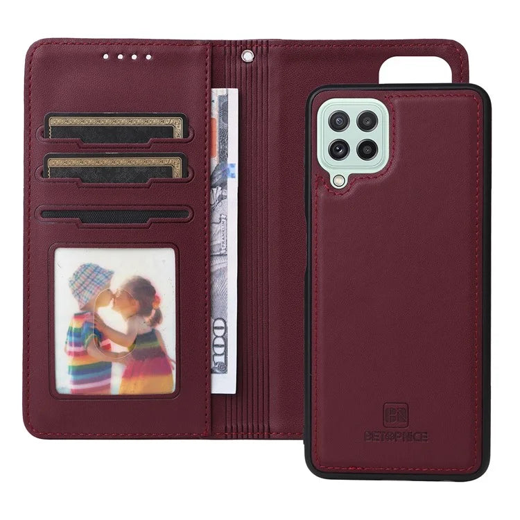 BETOPNICE 005 For Samsung Galaxy A22 4G (EU Version) / M22 / F22 / M32 (Global Version) 4G Cover Leather Detachable Case