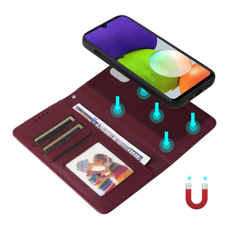 BETOPNICE 005 For Samsung Galaxy A22 4G (EU Version) / M22 / F22 / M32 (Global Version) 4G Cover Leather Detachable Case