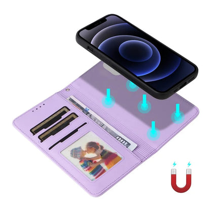 BETOPNICE 005 For iPhone 12 mini 5.4 inch Cell Phone Case Detachable Leather Wallet Cover