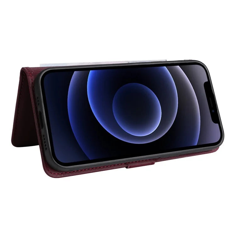 BETOPNICE 005 For iPhone 12 mini 5.4 inch Cell Phone Case Detachable Leather Wallet Cover