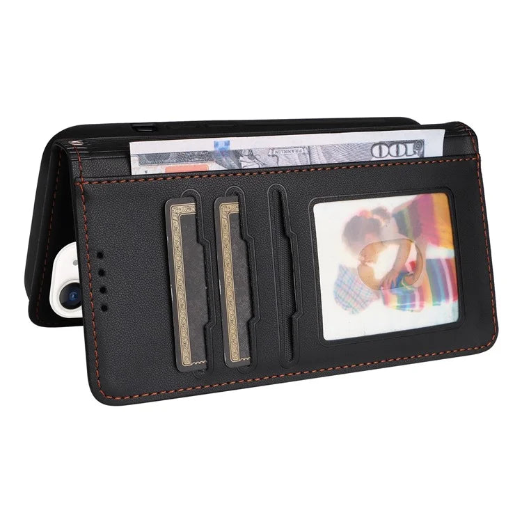 BETOPNICE 005 For iPhone 12 mini 5.4 inch Cell Phone Case Detachable Leather Wallet Cover