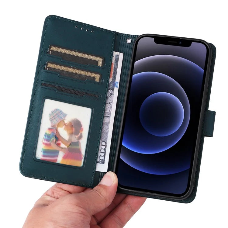 BETOPNICE 005 For iPhone 12 mini 5.4 inch Cell Phone Case Detachable Leather Wallet Cover
