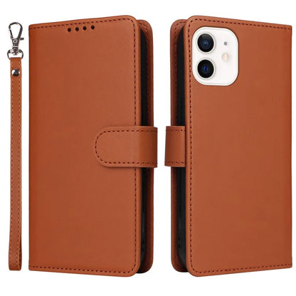 BETOPNICE 005 For iPhone 12 mini 5.4 inch Cell Phone Case Detachable Leather Wallet Cover