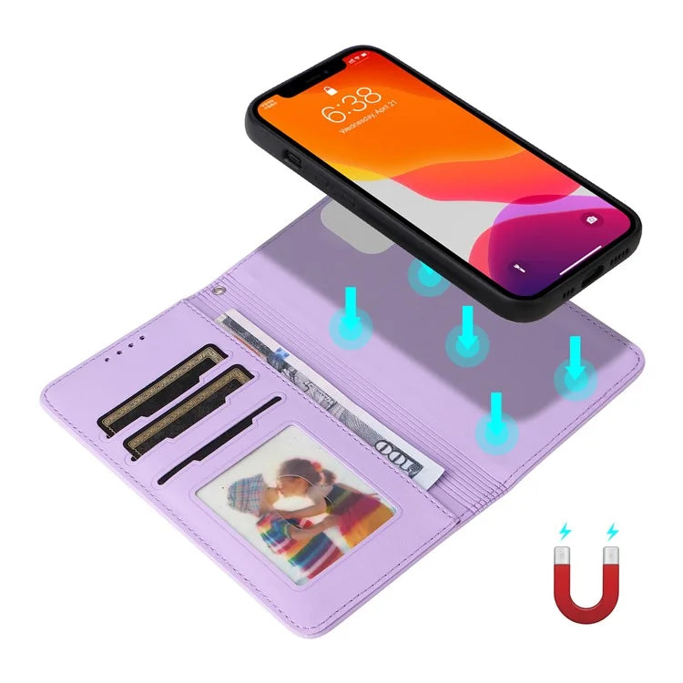 BETOPNICE 005 For iPhone 12 / 12 Pro 6.1 inch PU Leather Case Phone Wallet Detachable 2-in-1 Cover