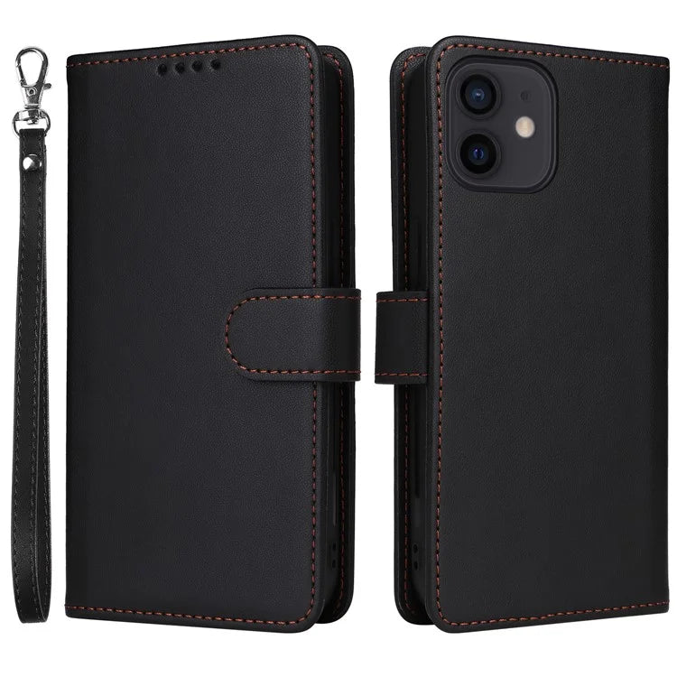 BETOPNICE 005 For iPhone 12 / 12 Pro 6.1 inch PU Leather Case Phone Wallet Detachable 2-in-1 Cover
