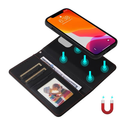 BETOPNICE 005 For iPhone 12 / 12 Pro 6.1 inch PU Leather Case Phone Wallet Detachable 2-in-1 Cover