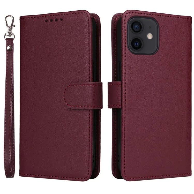 BETOPNICE 005 For iPhone 12 / 12 Pro 6.1 inch PU Leather Case Phone Wallet Detachable 2-in-1 Cover
