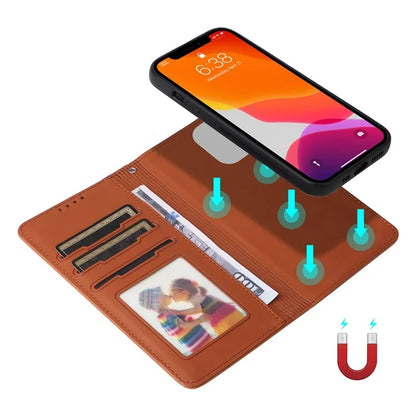 BETOPNICE 005 For iPhone 12 / 12 Pro 6.1 inch PU Leather Case Phone Wallet Detachable 2-in-1 Cover