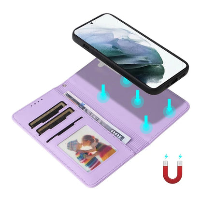 BETOPNICE 005 For Samsung Galaxy S21+ 5G Cell Phone Case Magnetic Detachable Leather Wallet Cover