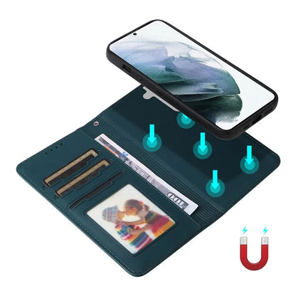 BETOPNICE 005 For Samsung Galaxy S21+ 5G Cell Phone Case Magnetic Detachable Leather Wallet Cover