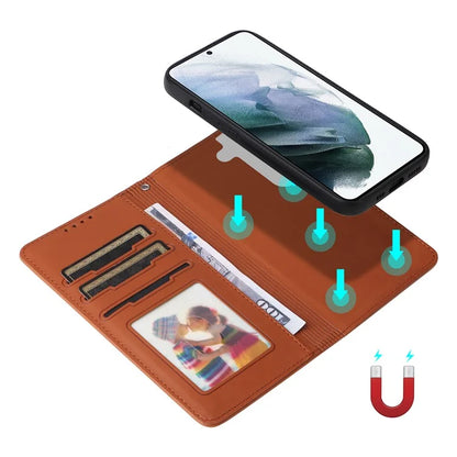 BETOPNICE 005 For Samsung Galaxy S21 4G / S21 5G Cell Phone Case Anti-shock Detachable PU Leather Shell