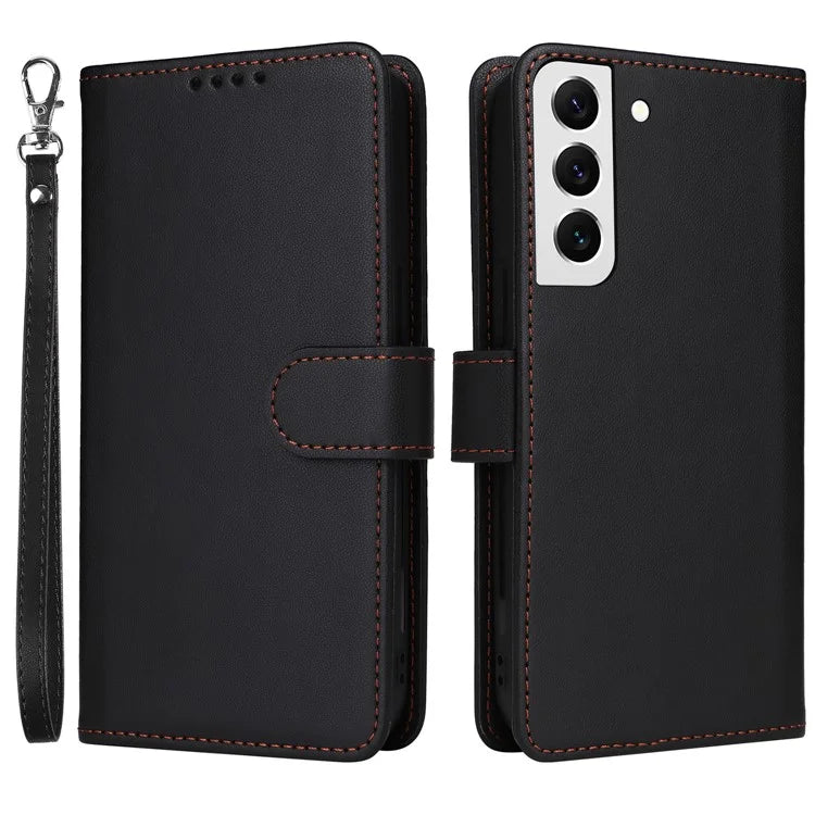 BETOPNICE 005 For Samsung Galaxy S22 5G Case Detachable 2-in-1 Phone Leather Protective Cover